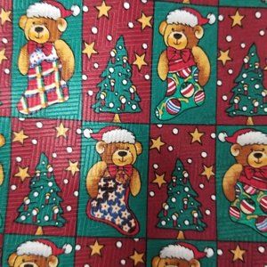 Christmas Teddy Bears Trees Stars Decorations